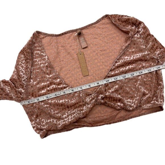 Skims Top WMNS L Velvet Logo Glove Scoop Stretch Sexy Sold Out New - Picture 6 of 13